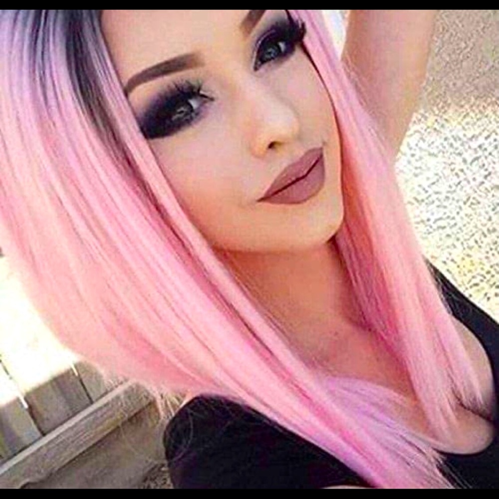 Pink Ombré Wig